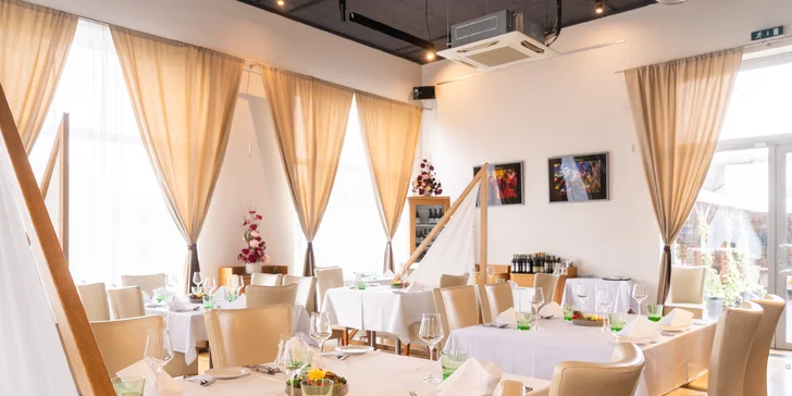 3chodové menu s rumpsteakem a aperolem ve špičkové restauraci Noem Arch