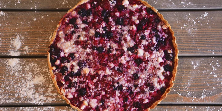 Quiche o váze 1000 g: jahodový, masový, houbový, hovězí, bramborový či oříškový