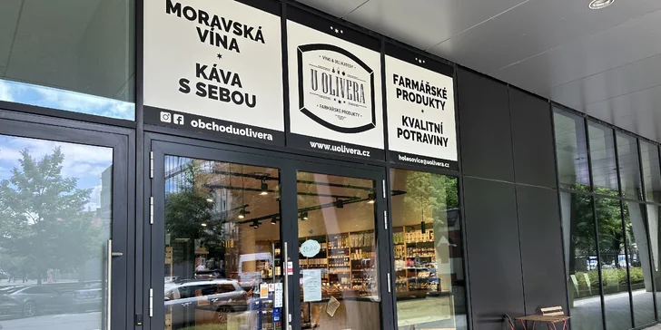 Otevřený voucher na 200, 400 či 600 Kč na farmářské dobroty v obchodě U Olivera