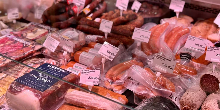 Otevřený voucher na 200, 400 či 600 Kč na farmářské dobroty v obchodě U Olivera