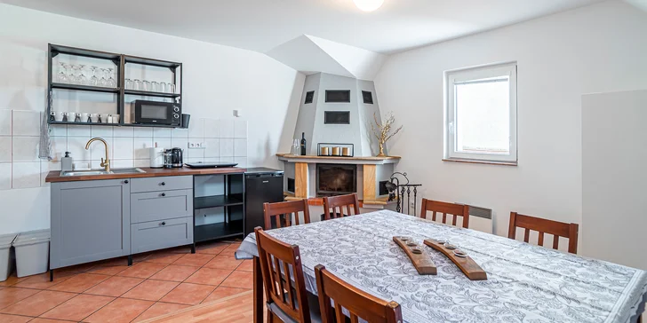 Pobyt ve vinařství ve Velkých Bílovicích i degustace vín: apartmán nebo celý penzion až pro 8 osob