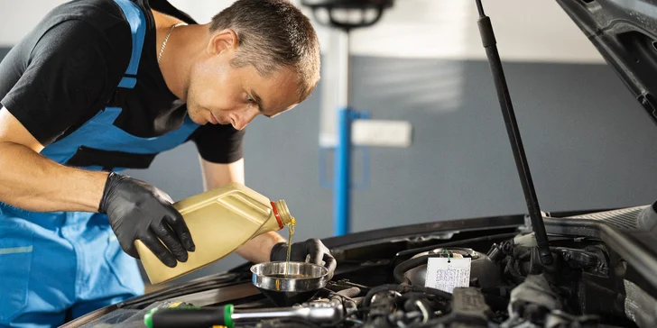 Výměna motorového oleje vč. výměny filtru a prohlídka vozidla