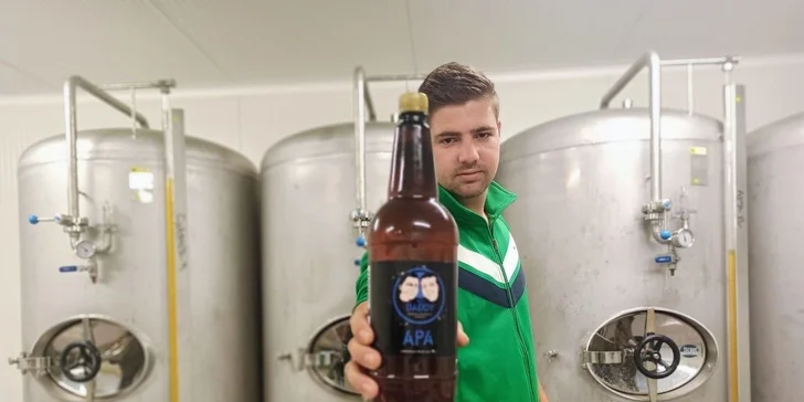 Na den sládkem v rodinném řemeslném pivovaru Beer Daddy až pro 4 osoby
