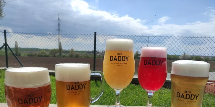 Na den sládkem v rodinném řemeslném pivovaru Beer Daddy až pro 4 osoby