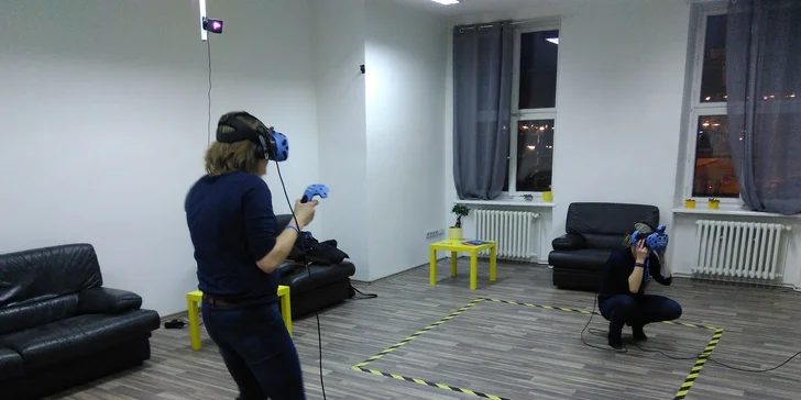 Pořádná zábava: 60 min. ve virtuální realitě HTC Vive pro jednoho nebo dva hráče