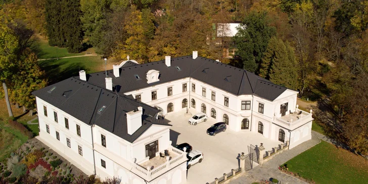 Zámecké hýčkání pro 2 osoby: pivní lázně a pivovarská večeře na Zámku Wichterle