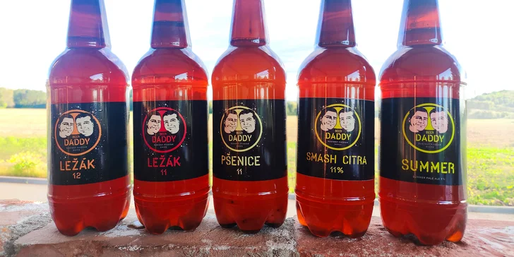 Na den sládkem v rodinném řemeslném pivovaru Beer Daddy až pro 4 osoby