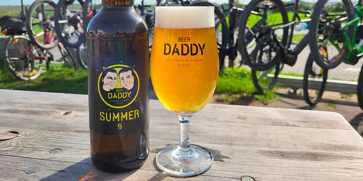 Na den sládkem v rodinném řemeslném pivovaru Beer Daddy až pro 4 osoby