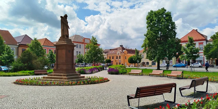 Pobyt v příjemném penzionu na náměstí v Čáslavi i se snídaní a saunou