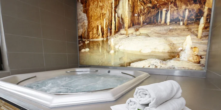 Romantika v Moravském krasu: polopenze i hodina privátního wellness