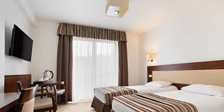 4* hotel v Ustroni s wellness a snídaní či polopenzí: sauna, bazén a vířivka, pobyt pro 2-3 osoby