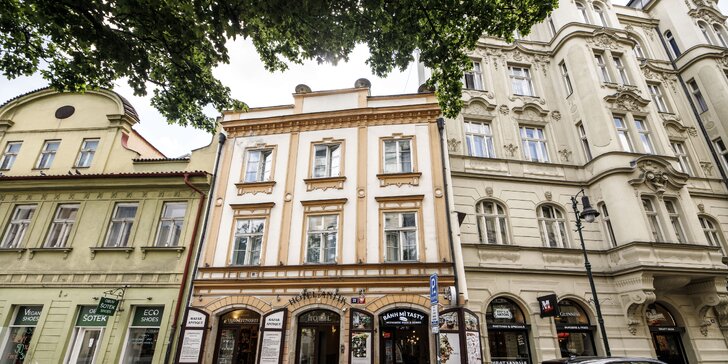 Pobyt v centru Prahy: hotel u Staroměstského náměstí se snídaní