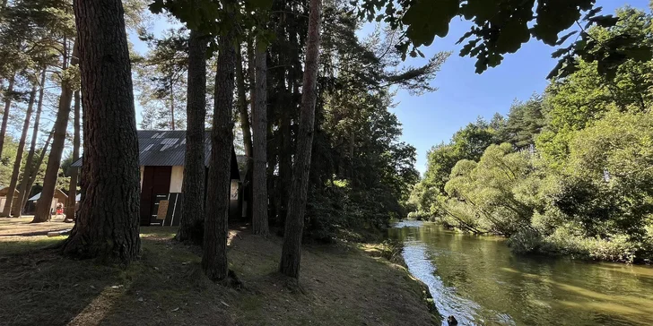 Klasický, rybářský nebo zaklínačský tábor: pro děti od 7 do 17 let, krásný areál v lese u Nežárky