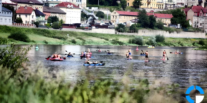 Zapůjčení paddleboardu na celý den na Labském nábřeží v Děčíně pro 1 nebo 2 osoby