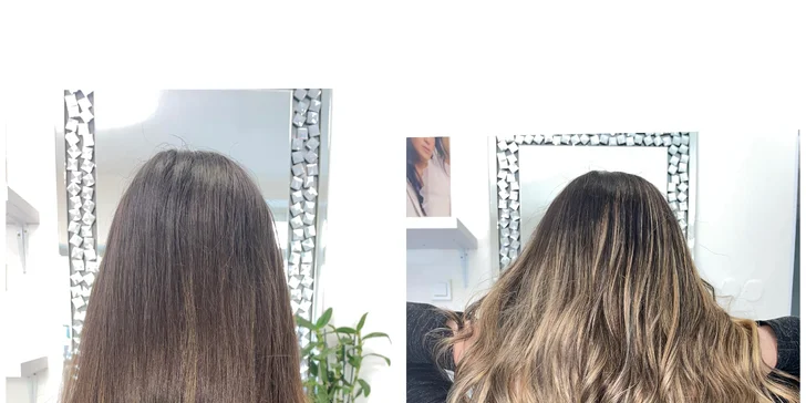 Zesvětlení moderními kombinovanými technikami: balayage, foliage, melír i crotchet