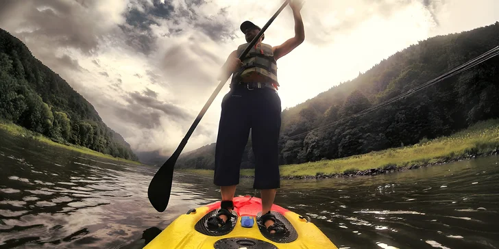 Zapůjčení paddleboardu na celý den na Labském nábřeží v Děčíně pro 1 nebo 2 osoby