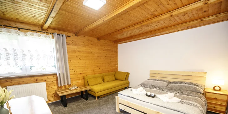 Relax v Beskydech: snídaně či polopenze, privátní wellness i pivní koupel