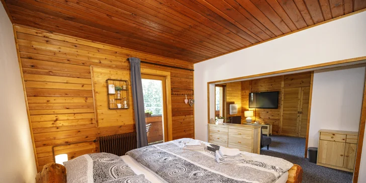 Relax v Beskydech: snídaně či polopenze, privátní wellness i pivní koupel