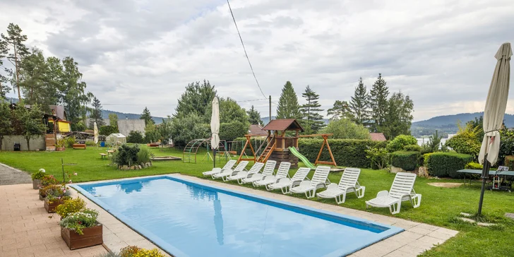 Aktivní odpočinek na Lipně s polopenzí a wellness