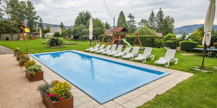 Aktivní odpočinek na Lipně s polopenzí a wellness