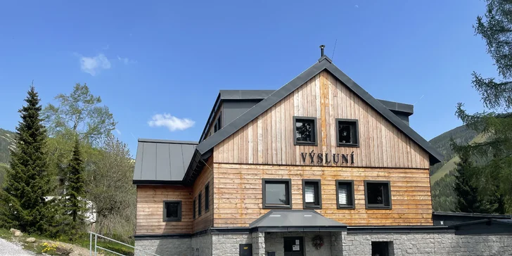 Apartmány ve Špindlerově Mlýně: sleva do Yellow Pointu, krásné a moderní vybavení