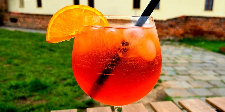 Osvěžující Aperol Spritz přímo na hradě Špilberk pro 1 osobu