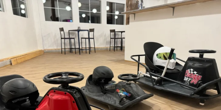 1, 5 nebo až 10 jízd v autíčkách Crazy Cart: varianty pro děti i dospělé