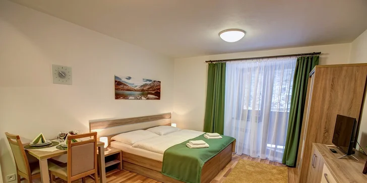 Luxusní apartmány v Jasné kousek od lanovky na Chopok se snídaní