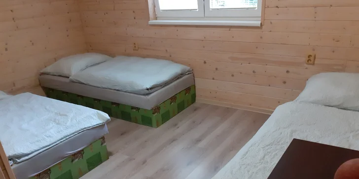 Dovolená v CHKO na Vysočině: pronájem chaty až pro 6 osob