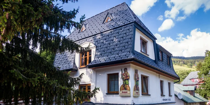 Pobyt v rodinném penzionu v Peci pod Sněžkou se snídaněmi až pro 4 osoby