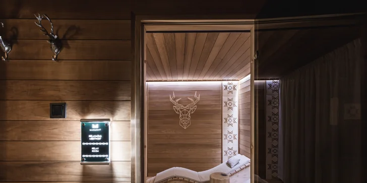 Stylový Arietes Marmont Resort****: chalety, tiny housy i wellness, 2 děti do 11,99 let zdarma