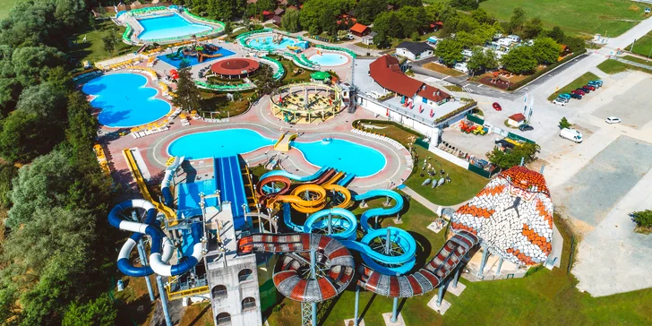 Termály Olimia: hotel s polopenzí, aquaparkem, neomezeným vstupem do lázní a největší rodinný wellness ve Slovinsku, až 2 děti zdarma