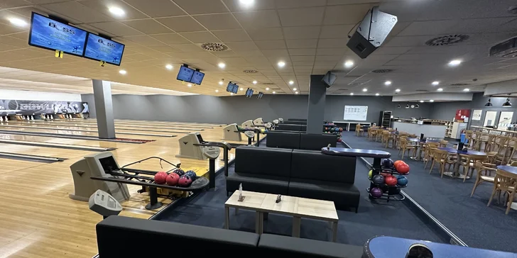 Vykutálená zábava: 2 hod. bowlingu na profi dráze až pro 6 hráčů