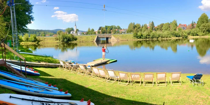 Wakeboarding na Lipně: hodina parádního adrenalinu pro 2-4 osoby