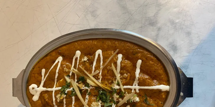 Indická restaurace Kathmandu: voucher na jídlo v hodnotě 250–1000 Kč