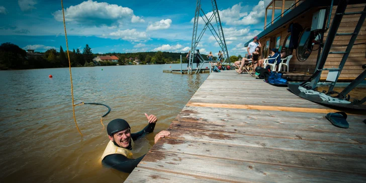 Pronájem celého vleku i půjčení wakeboardu až pro 4 osoby