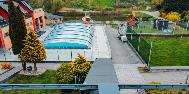 Pobyt v Moravském krasu: hotel ideální pro rodiny, polopenze, minizoo a bazén