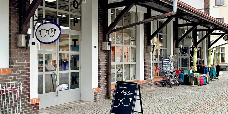 Otevřený voucher v hodnotě 1 000–3 000 Kč na cokoliv v optice Brýles