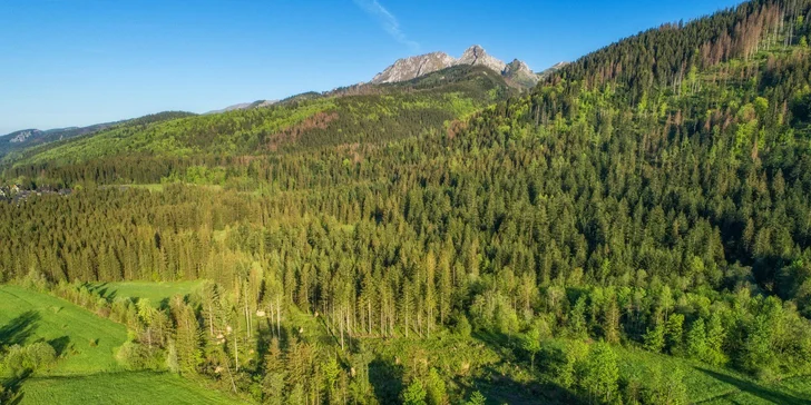 Hotel v údolí Kościeliska v polských Tatrách s výhledem na Giewont: hodina ve wellness a snídaně