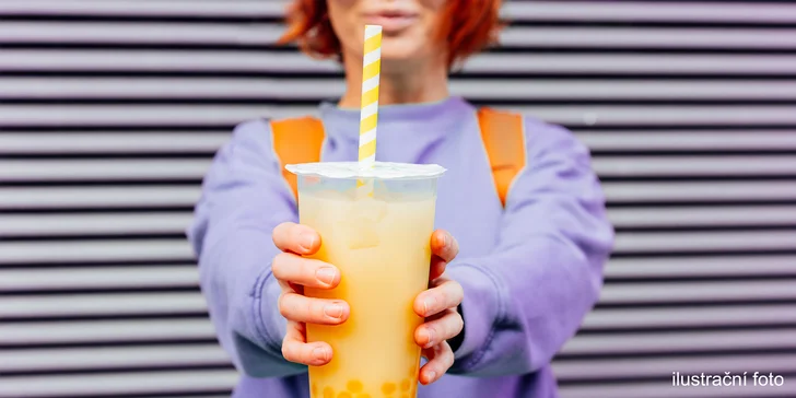 Bubble tea vč. kuliček i mochi dle vlastního výběru pro 1-2 osoby