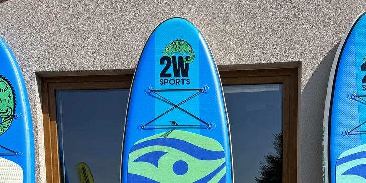 Zapůjčení paddleboardu s vybavením i křídlem na windsurf na 1 nebo 2 dny
