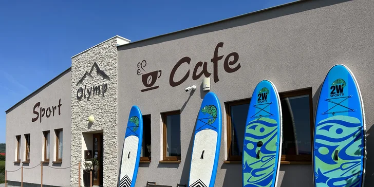 Zapůjčení paddleboardu s vybavením i křídlem na windsurf na 1 nebo 2 dny