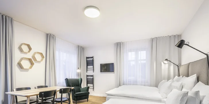 Moderní apartmány v Liberci v blízkosti Babylonu i náměstí s radnicí