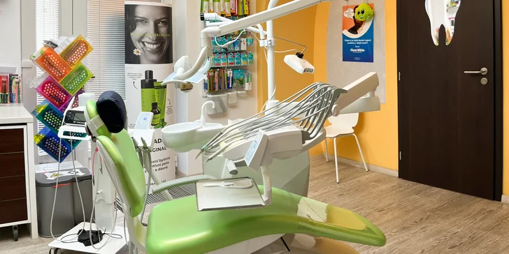 Dentální hygiena včetně air-flow pro děti i dospělé, pro dospělé možnost bělení zubů
