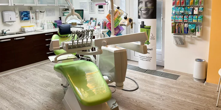 Dentální hygiena včetně air-flow pro děti i dospělé, pro dospělé možnost bělení zubů