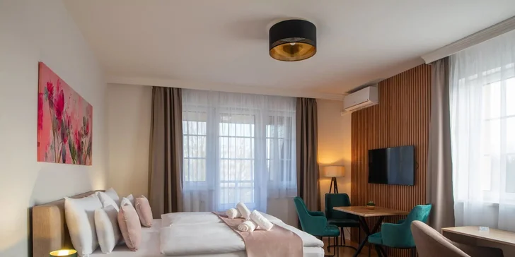 Apartmány v maďarském Sárváru: snídaně či polopenze i vstup do termálních lázní