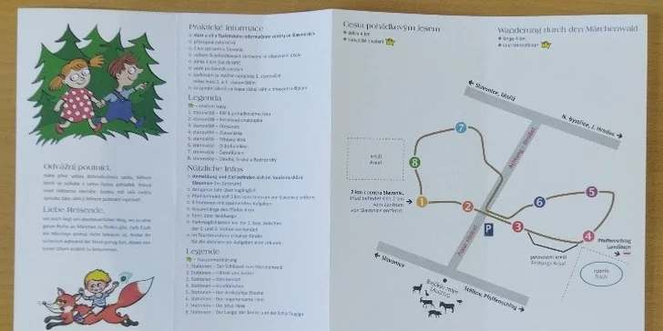 Cesta pohádkovým lesem s úkoly a odměnou i vstupenky na výstavu strašidel