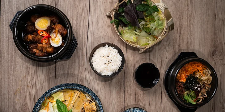 Vouchery na 300-1500 Kč do vegan asijské restaurace: sushi, bún chả, burgery i krásný zážitek