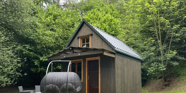 Útulný Tiny House v přírodě Podkrkonoší pro 2 osoby