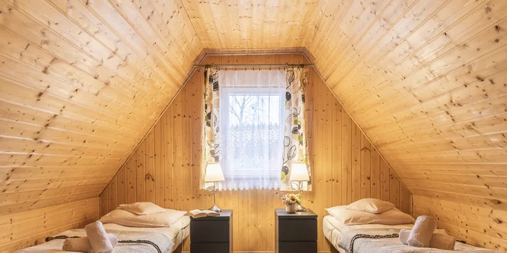 Hotel či domek u Baltu a jezera Bukowo: neomezený wellness, polopenze nebo snídaně